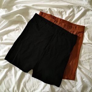 Two Thief & Bandit Yoga Bike shorts size large